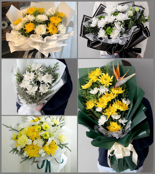 福建莆田涵江区梧塘镇后东村白事花束代送